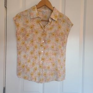 Sisstrevolution Bohemian Hippie Festival Floral Top